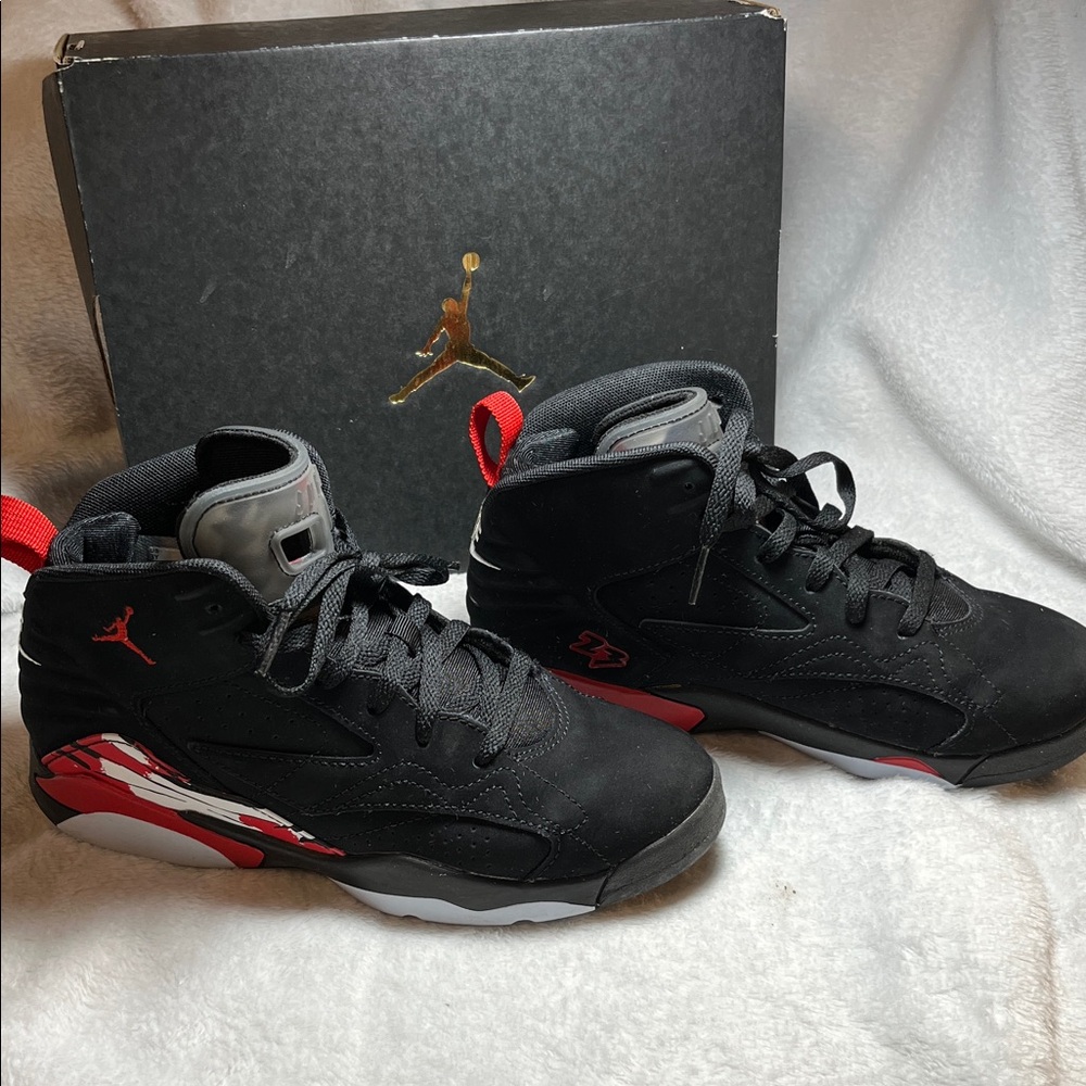 Jordan Black and Red kids Shoes